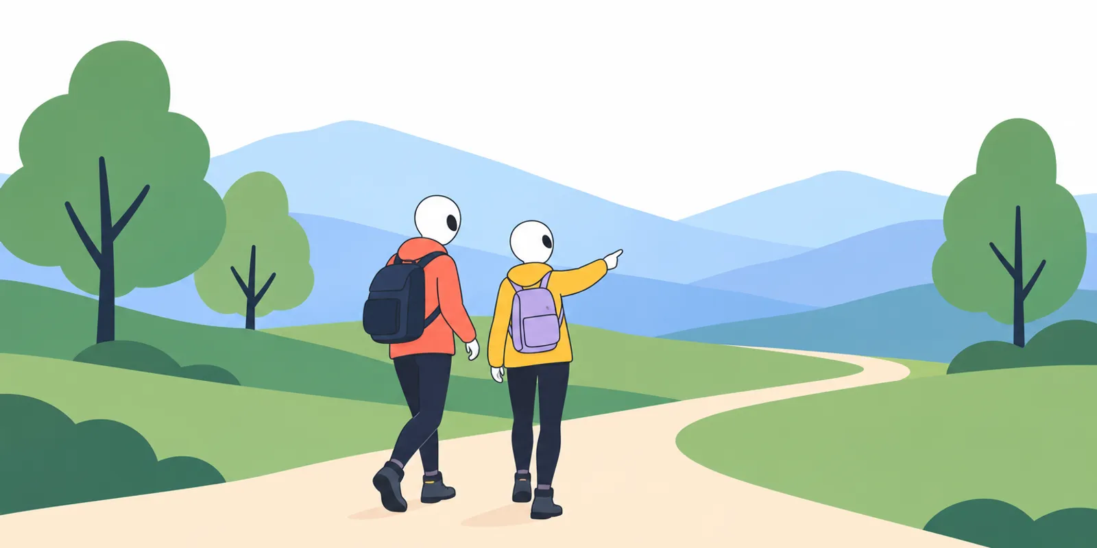 Two Aliens walking through a neighbourhood with chai